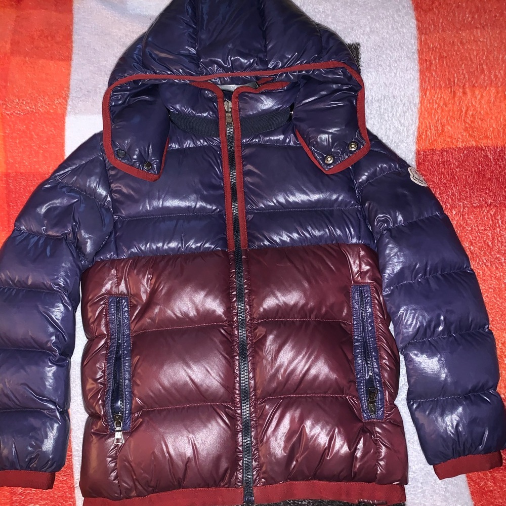 Boys moncler coat size 8